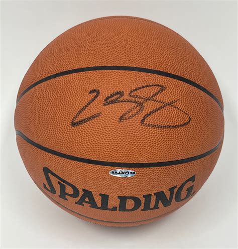 lebron james signed basketball price.